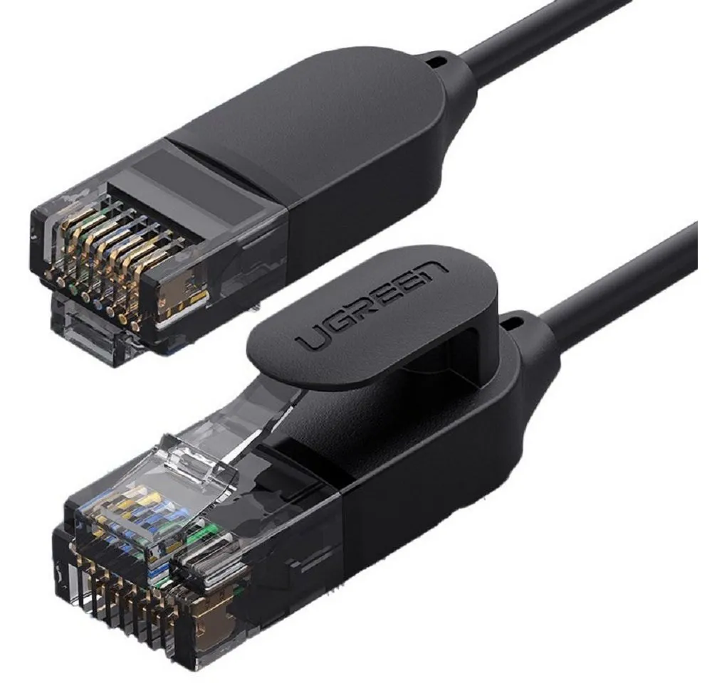 UGREEN flaches Internetkabel patchcord RJ45 Cat 6A UTP 1000Mbp LAN-Kabel, (300 cm)