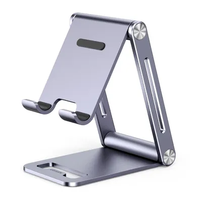 UGREEN Smartphone-Halterung Metall Aluminium faltbarer Handyhalter Tablet Halter grau
