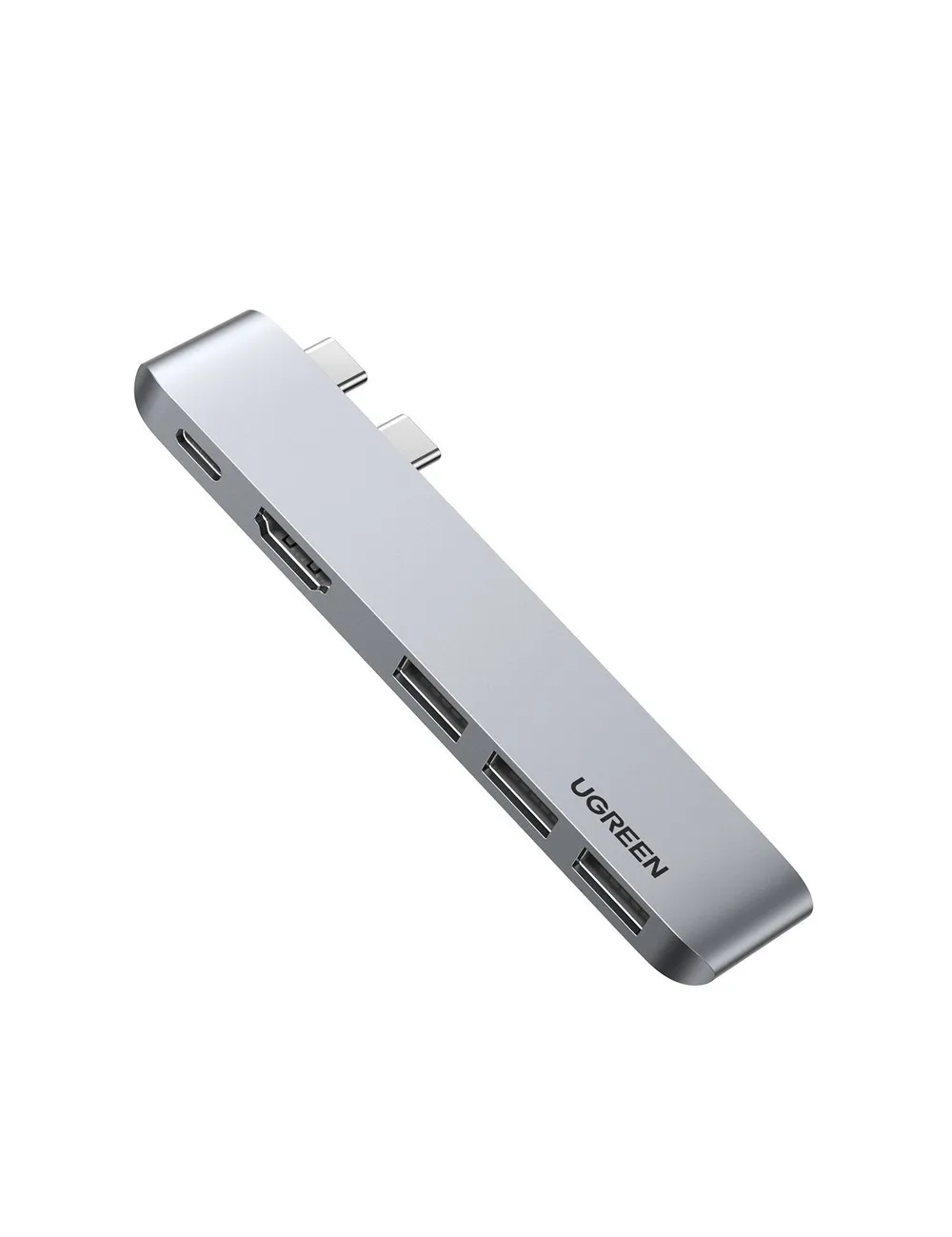 Laptop-Station Ugreen 60559 USB 3.2 Gen 1 Type-C Silber