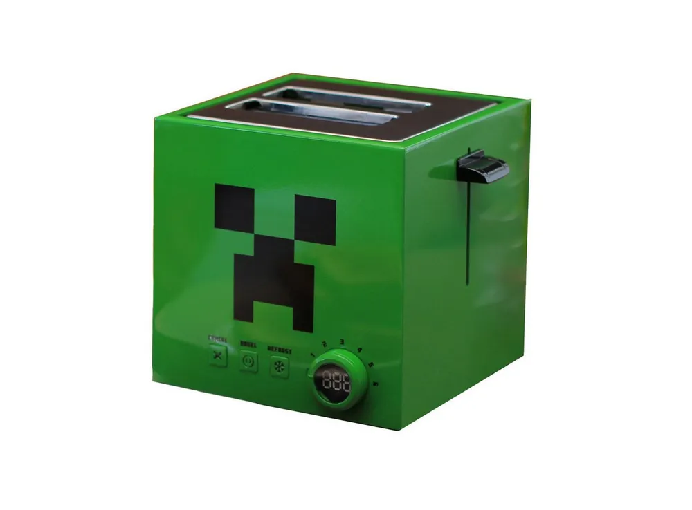 UKONIC Toaster Minecraft Toaster Green Creeper Cube