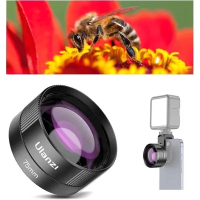 Kameraobjektiv Ulanzi CL-003 Makro 75 mm 10x Aluminium für Smartphone