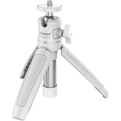 Ulanzi MT-08 Mini-Stativ Einbeinstativ mit Montagegriff Weiß