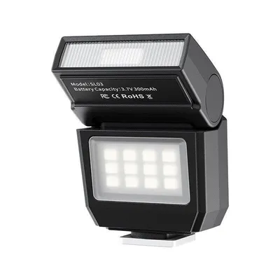 Flash Ulanzi Sl03 Mini kompakt 6500K GN8 Helligkeitsregelung Ladung Typ-C