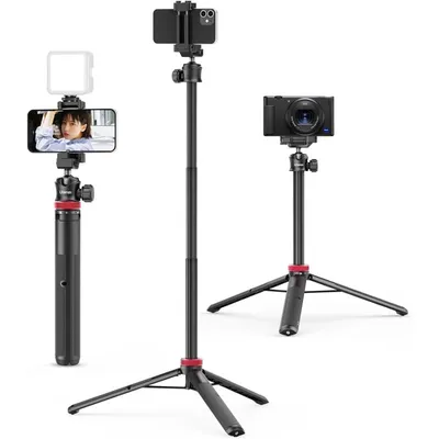 Ulanzi MT-44 Selfie Stick Stativ mit Handyklemme 145cm Schwarz