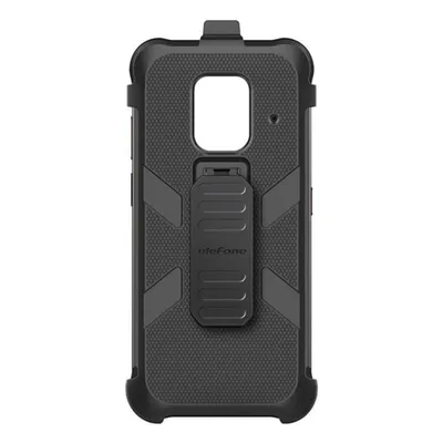 Handyhülle Ulefone Armor Cover Case Schwarz mit Gürtelclip für Armor 14