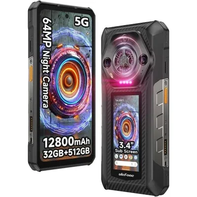 Ulefone Armor 30 Pro 5G 16GB 512GB 6.95" Schwarz