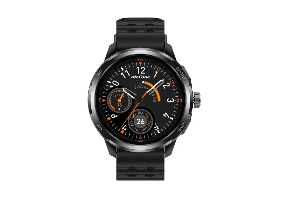 Ulefone Armor Watch Pro robuste Outdoor Smartwatch, über 100 Sportmodi, wasserdicht bis 5 ATM, GPS