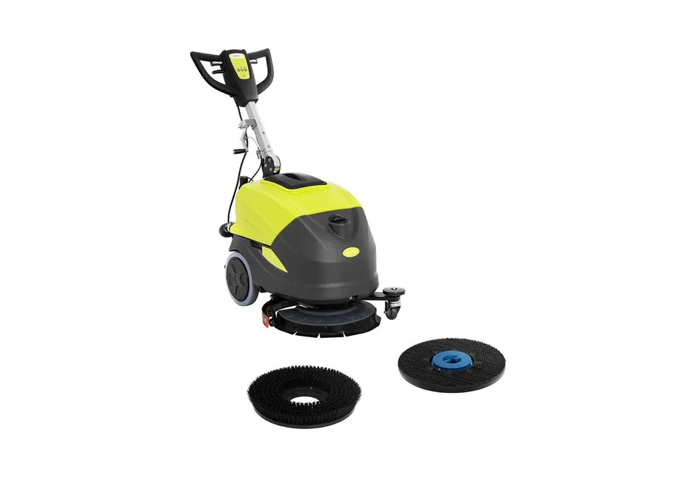 Ulsonix Hartbodenreiniger Scheuersaugmaschine 1450 m²/h 155 U/min 400 W Bodenreiniger Ansaugdüse, 1000 W