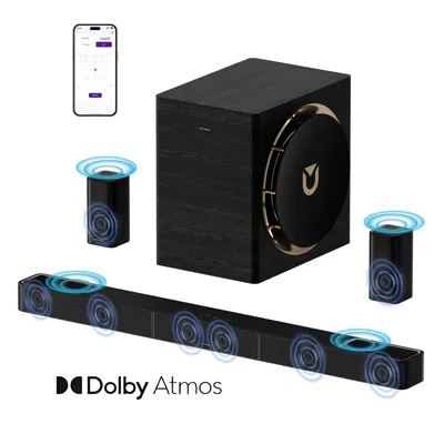 Soundbar Ultimea Skywave X70 7.1.4 980W Bluetooth HDMI eARC Dolby Atmos
