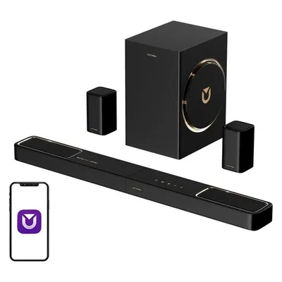 Soundbar Ultimea Skywave F40 BOOM 5.1.2 320W Bluetooth HDMI eARC Dolby Atmos Schwarz