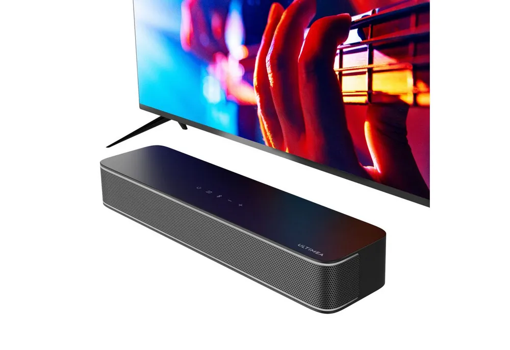 Ultimea Poseidon M20 2.1 Soundsystem (Bluetooth 5.4, 120 W, Soundbar für TV mit integriertem Subwoofer, APP-Steuerung)