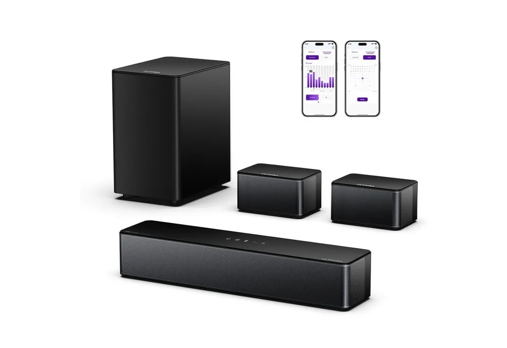Ultimea Poseidon M4T 5.1 Soundsystem 5.1 Dolby Atmos Soundbar (Bluetooth, 410 W)