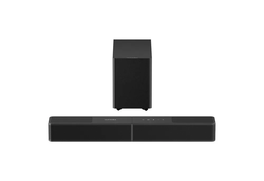 Ultimea Poseidon M70 3.1 Soundsystem 3.1.2-Kanal Dolby Atmos surround sound system (5,25'' Wireless-Subwoofer, 312 W, 2 Up-Firing-Treiber, Ultimea App, VoiceMX™, BassMX™,Bluetooth® 6.0)