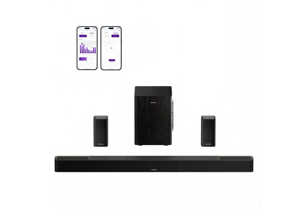 Ultimea Skywave 5.1.2ch Series Soundbar surround sound system (HDMI, 530 W, App-Steuerung, Dolby Atmos)