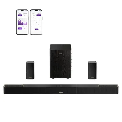 Soundbar Ultimea 5.1.2 530W Bluetooth Subwoofer 6,5" Dolby Atmos