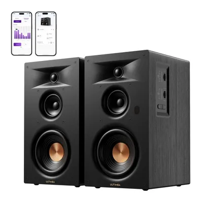 Aktive Lautsprecher Ultimea BS-3 3-Wege 70W RMS Bluetooth HDMI ARC Subwoofer