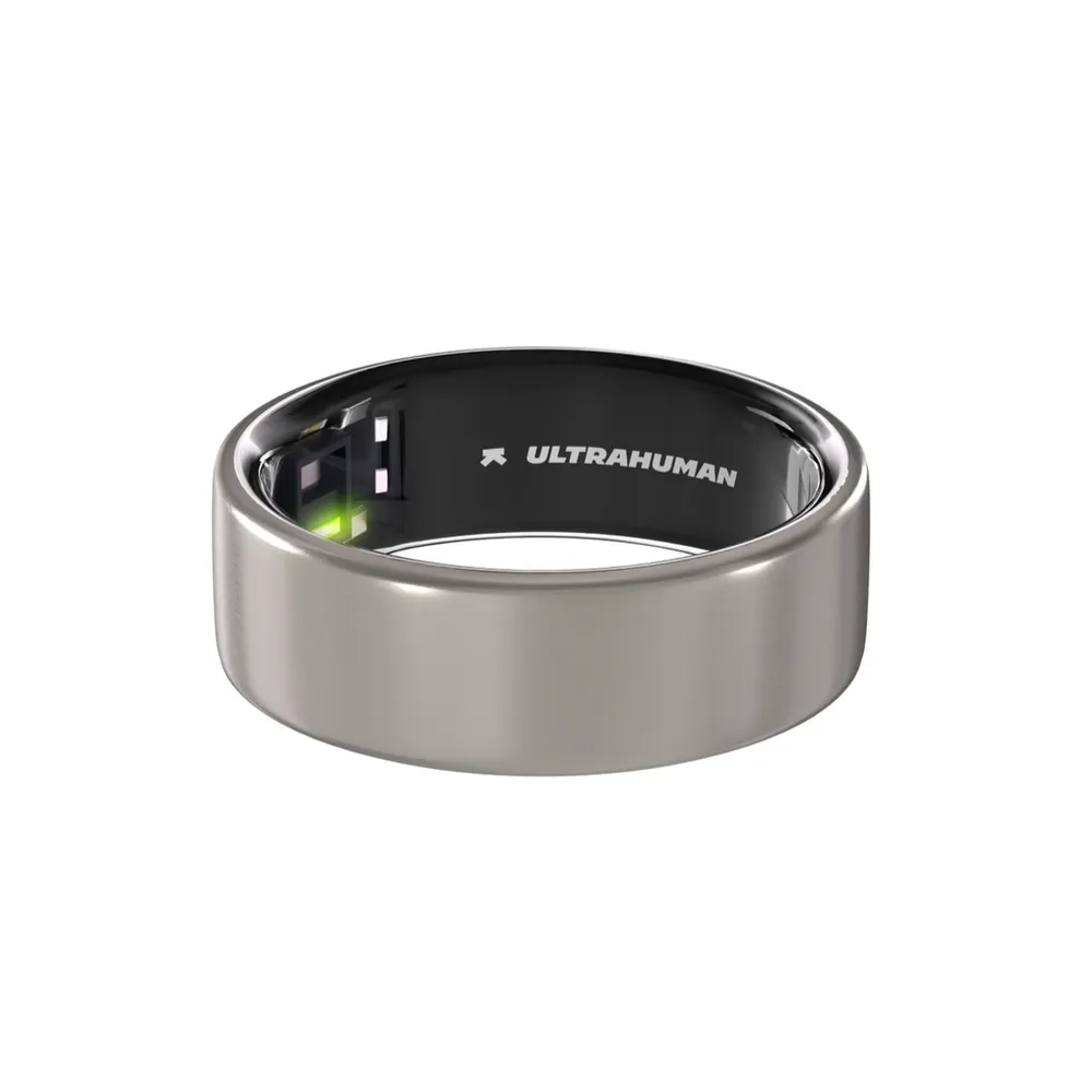 Ultrahuman Ring AIR - Raw Titanium - Size 7