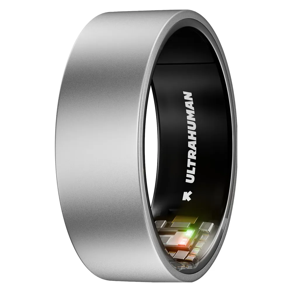 Ultrahuman Ring AIR - Raw Titanium - Size 7