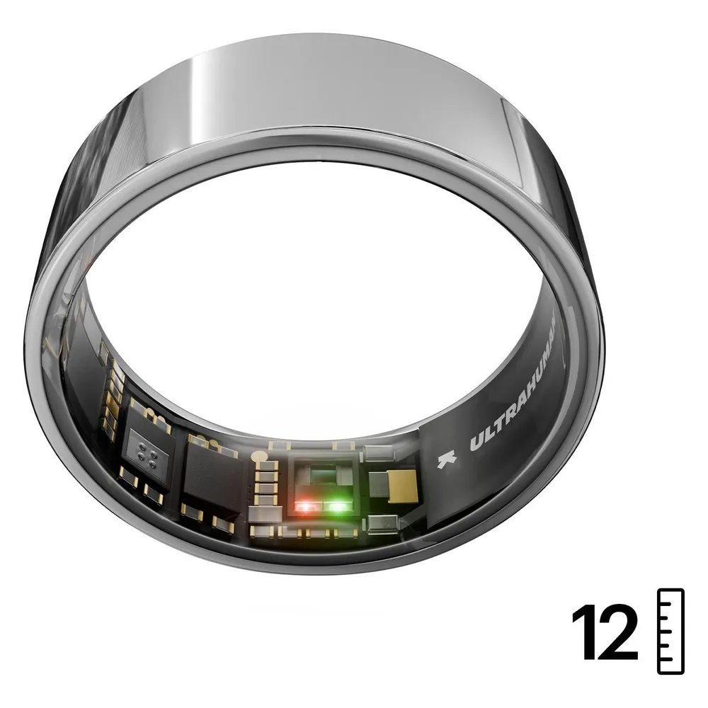 Ultrahuman Ring AIR - Space Silver - Size 12