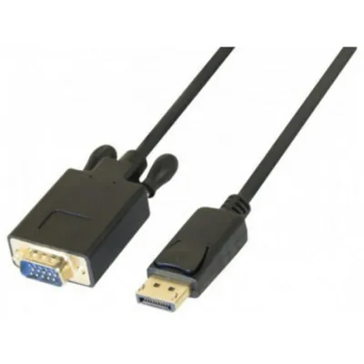 Kabeladapter Uniformatic 12682 2 m VGA auf DisplayPort Stecker