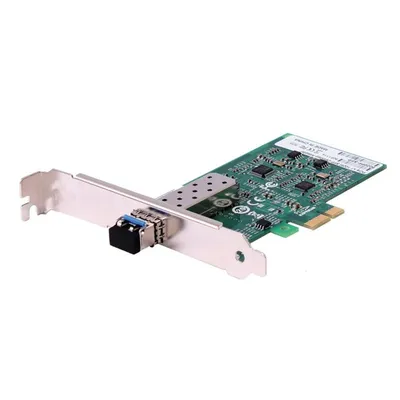 Tarjeta de Red Uniformatic 60075 PCI Express Fiber 1000 Mbit/s LC Metall Grün