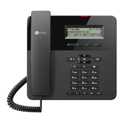 Schreibtistelefon Unify OpenScape Desk Phone CP210 Lautsprecher und Display