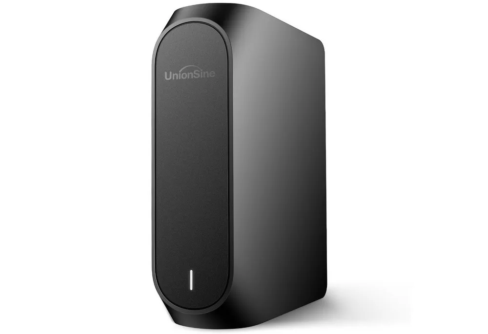 UnionSine Externe HDD-Festplatte 3,5“ HD3510 4TB USB 3.2 externe HDD-Festplatte (4TB) 3,5" 160-280 MB/S Lesegeschwindigkeit, 160-280 MB/S Schreibgeschwindigkeit, für Desktop PC PS4/PS5 Xbox X/S, kompatibel mit Windows, Mac, Linux