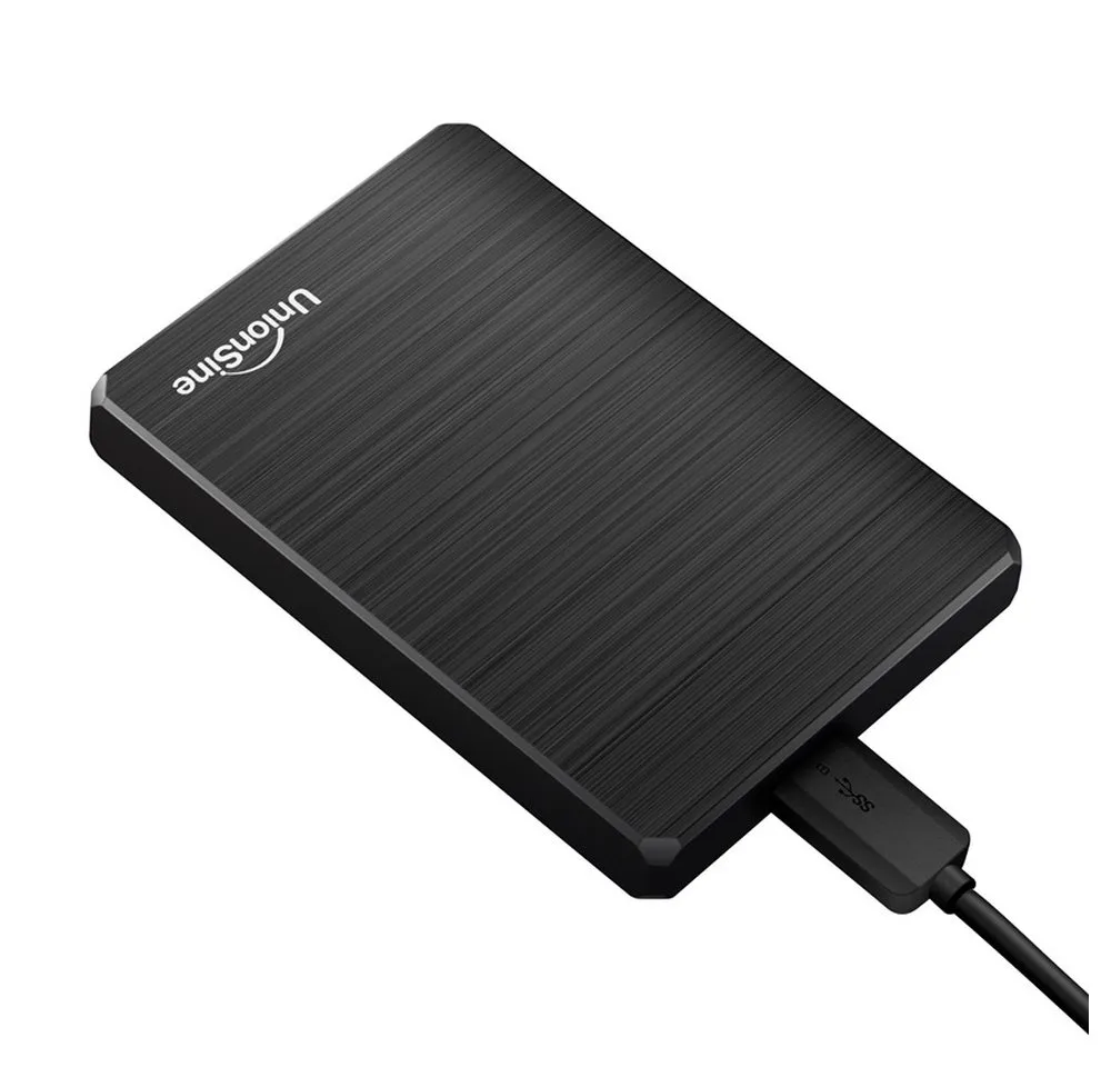 UnionSine USB 3.0 Externe Festplatte 2,5" HDD PC Laptop Gaming Speicher externe HDD-Festplatte (250GB) 2,5", für PC, Laptop, PS4, PS5, Xbox - kompatibel mit Windows, Mac, Linux