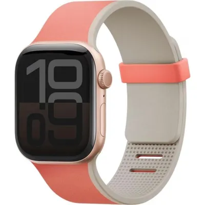 Uniq Revix IV Premium Armband Reversible Apple Watch 49/46/45/44mm Rosa-Beige