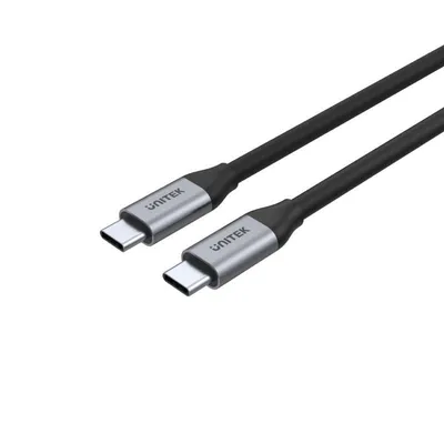 USB-C Kabel UNITEK C14091ABK 2 m USB 3.2 Gen 2 5 Gbit/s Schwarz
