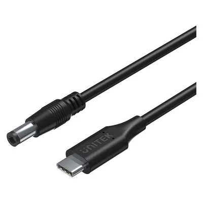 Unitek KABEL ZASILAJĄCY DO LAPTOPA 65W USB-C - DC5 5MM 1 8M