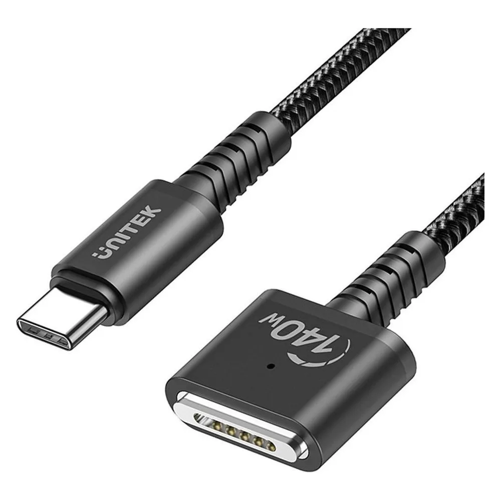 Unitek C14121BK-2M Cable 2M USB C MagSafe 140W