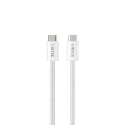 USB-C Kabel UNITEK C14141AWH01-1M 1m USB 2.0 Schnellladung Weiß