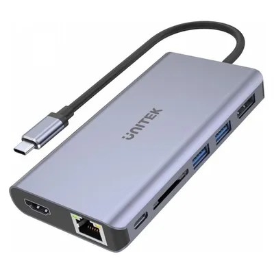 Laptop-Dockingstation Unitek uHUB S7 USB-C 100W HDMI DisplayPort Ethernet