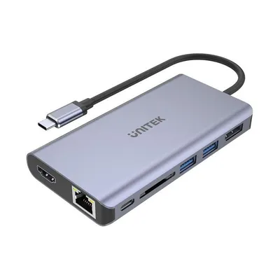 Laptop-Dockingstation Unitek uHUB S7 USB-C 100W HDMI DisplayPort Ethernet
