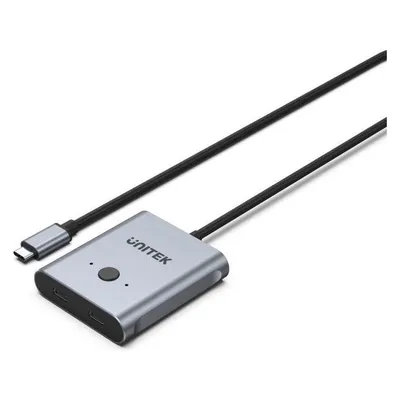 Dockingstation Unitek D1078A USB-C 100 W 2x 4K HDMI Space Grey