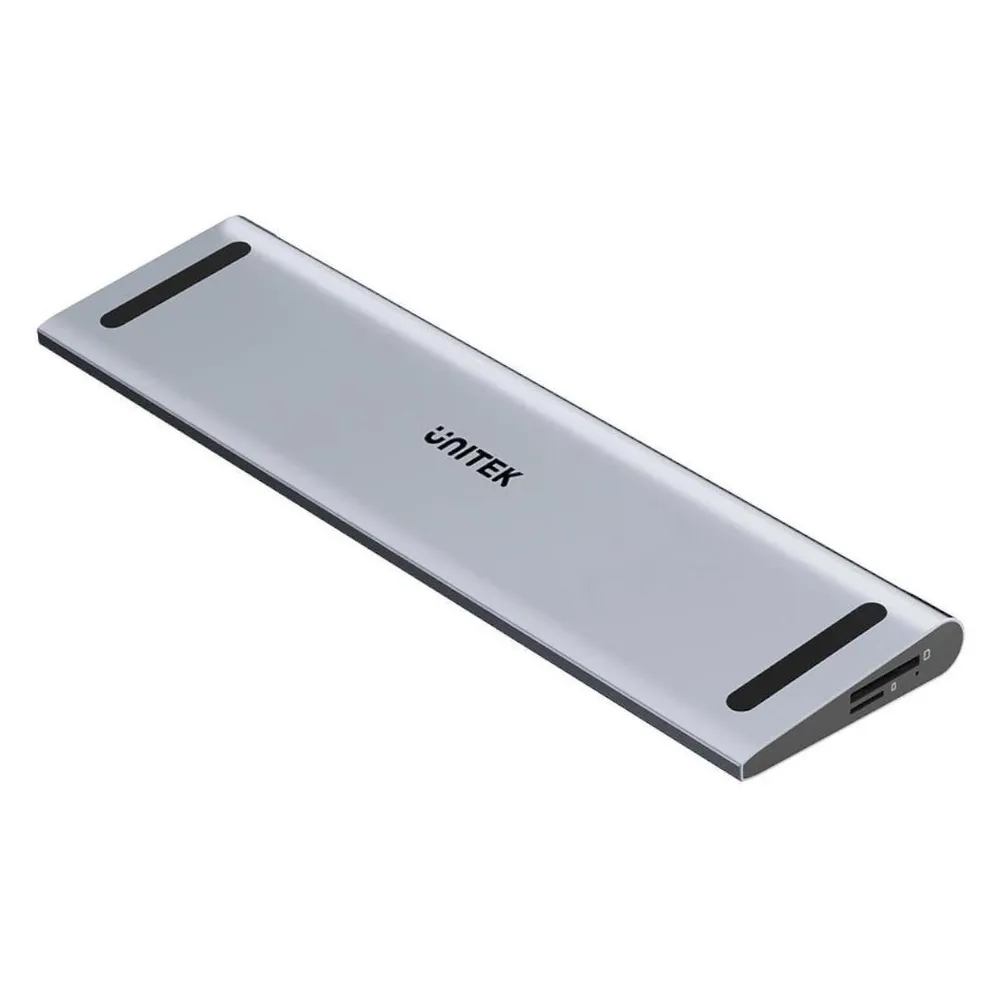 KVM Switch Unitek D1106AGY01 3 HDMI 2.0 DisplayPort USB-A USB-C RJ45 Ausgänge