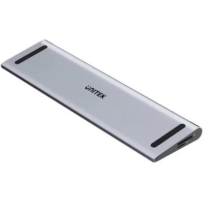 KVM Switch Unitek D1106AGY01 3 HDMI 2.0 DisplayPort USB-A USB-C RJ45 Ausgänge