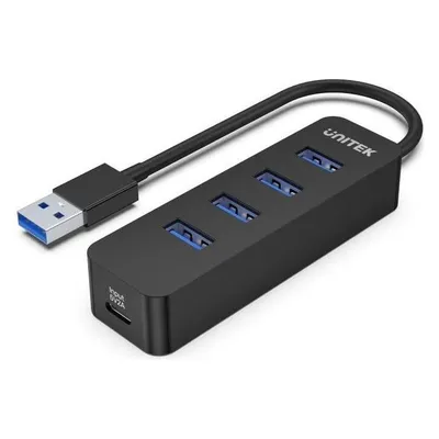 Hub Unitek 5 Ports 5000 Mbit/s Modell uHUB Q4 USB 3.2 Gen 1 Schwarz ABS