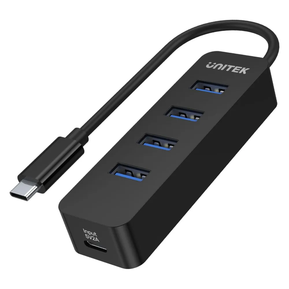 Hub Unitek 5 Ports 5000 Mbit/s USB 3.2 Gen 1 Modell uHUB Q4 Schwarz ABS