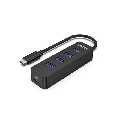 Hub Unitek 5 Ports 5000 Mbit/s USB 3.2 Gen 1 Modell uHUB Q4 Schwarz ABS