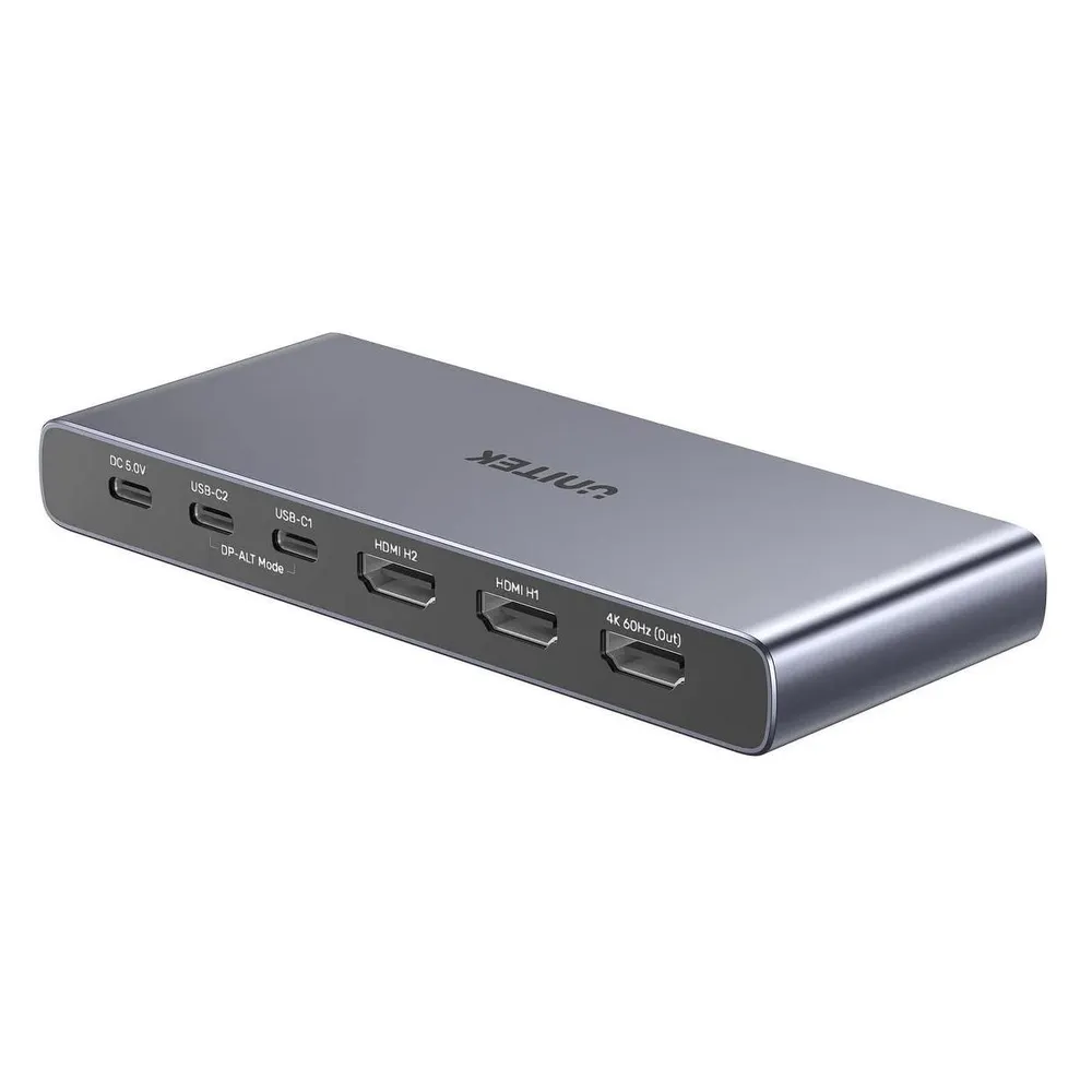 KVM Switch Unitek 4 in 1 USB-C HDMI 4K