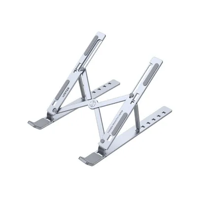 Unitek OT155SL Notebook-Ständer Tisch verstellbar 13° bis 41° Aluminium Silber