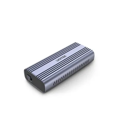 SSD Gehäuse UNITEK SolidForce Reefer M.2 Aluminium Grau USB-C PCIe NVMe