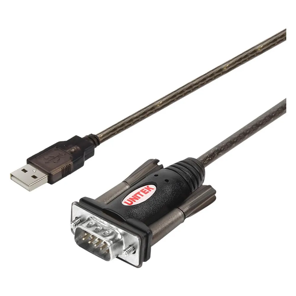 Unitek Y-105 USB v. 1.1. RS232 Schwarz Kabelschnittstellen-/adapter