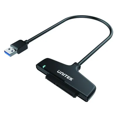 Adapter USB 3.0 nach SATA Unitek Y-1096 Schwarz 5 Gbit/s