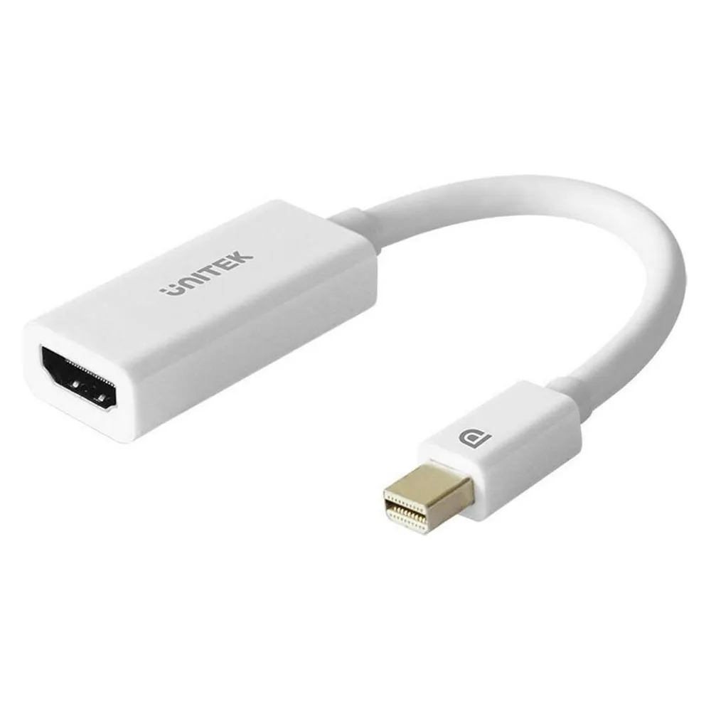 Adapter UNITEK Y-6331 Mini DisplayPort auf HDMI 0,2 m kompakt