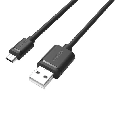 Kabel USB Unitek Y-C455GBK 2 m USB A an Micro-USB B USB 2.0 Schwarz