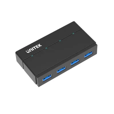 Hub Unitek 4 Ports 5000 Mbit/s USB 3.2 Gen 1 Modell Y-HB03001 mit Adapter