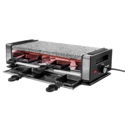 Innen-Grill Unold 48760 Raclette 8 Personen 1200 W Schwarz/Edelstahl